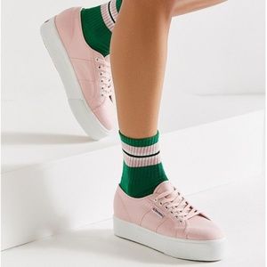 Pink Platform Superga
